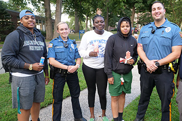 SEU Criminal Justice staff and students