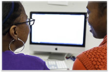 women meeting at the registrar office at SEU